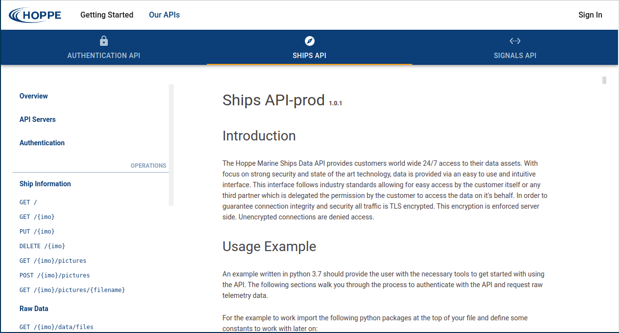 API Documentation Portal